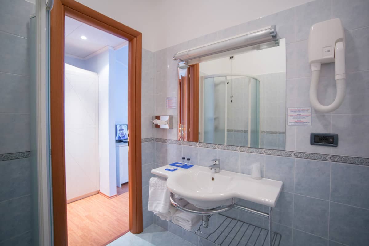 Bagno in camera, accessori e comfort